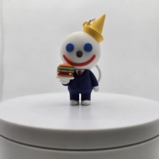 Jack In The Box JIBBI Charm Keychain The Boss Limited Edition Collectible New.