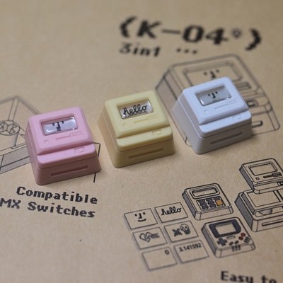 Computer Keycap Backlight Function Classic Delicate Retro Mechanical Keyboard