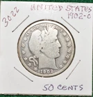1902-O Barber Half Dollar- #3022