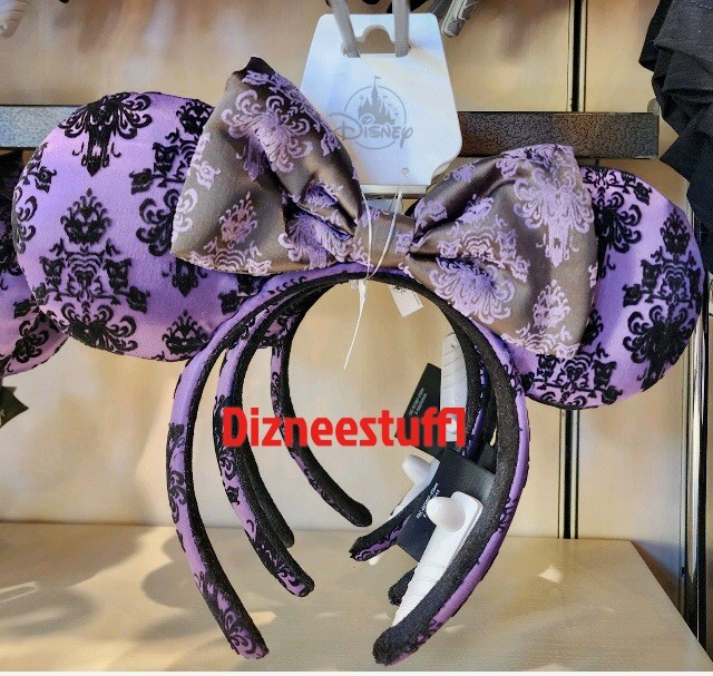 Disney Parks The Haunted Mansion Purple Wallpaper Ear Ears  display picture 2