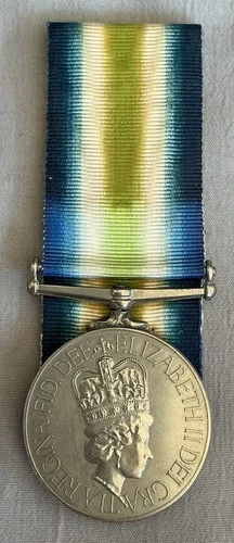 British South Atlantic Falklands War Medal Named - Original Full-Size Medal D17