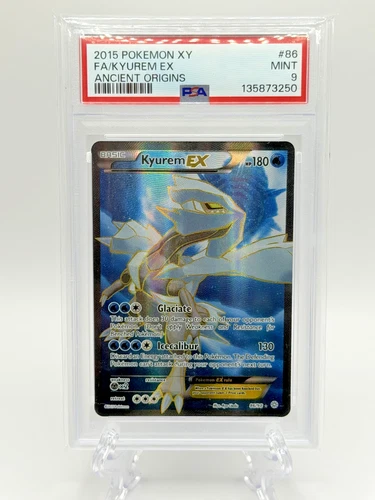 2015 Pokemon XY Ancient Origins Kyurem EX ~ Full Art Holo ~ 86/98 ~ PSA 9 Mint!