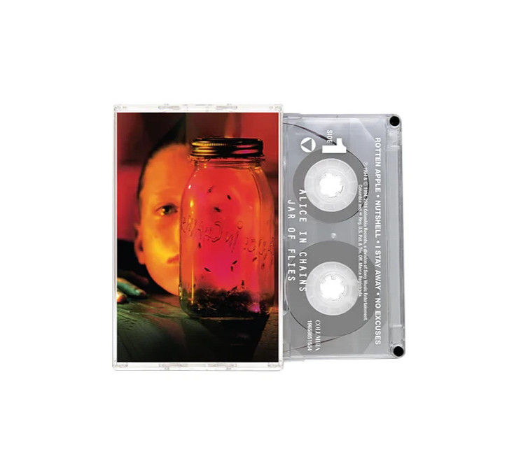 ALICE IN CHAINS Jar of Flies Clear Cassette Grunge Rock Tape in Case NEW SEALED