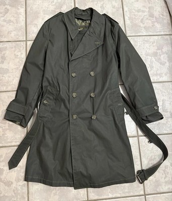 Cockpit USA Field Jacket Trench Coat Belt Fishtail Parka Green Men's Size XL