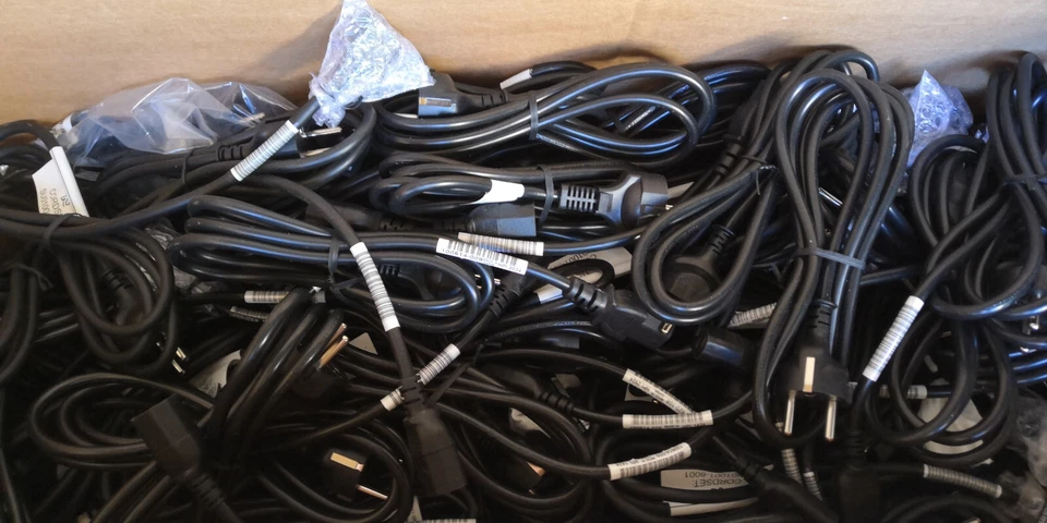 50 x HP L97620-023LW Kaltgerätestecker Stromkabel Computer Drucker Monitor 1,8m - Bild 4 von 4