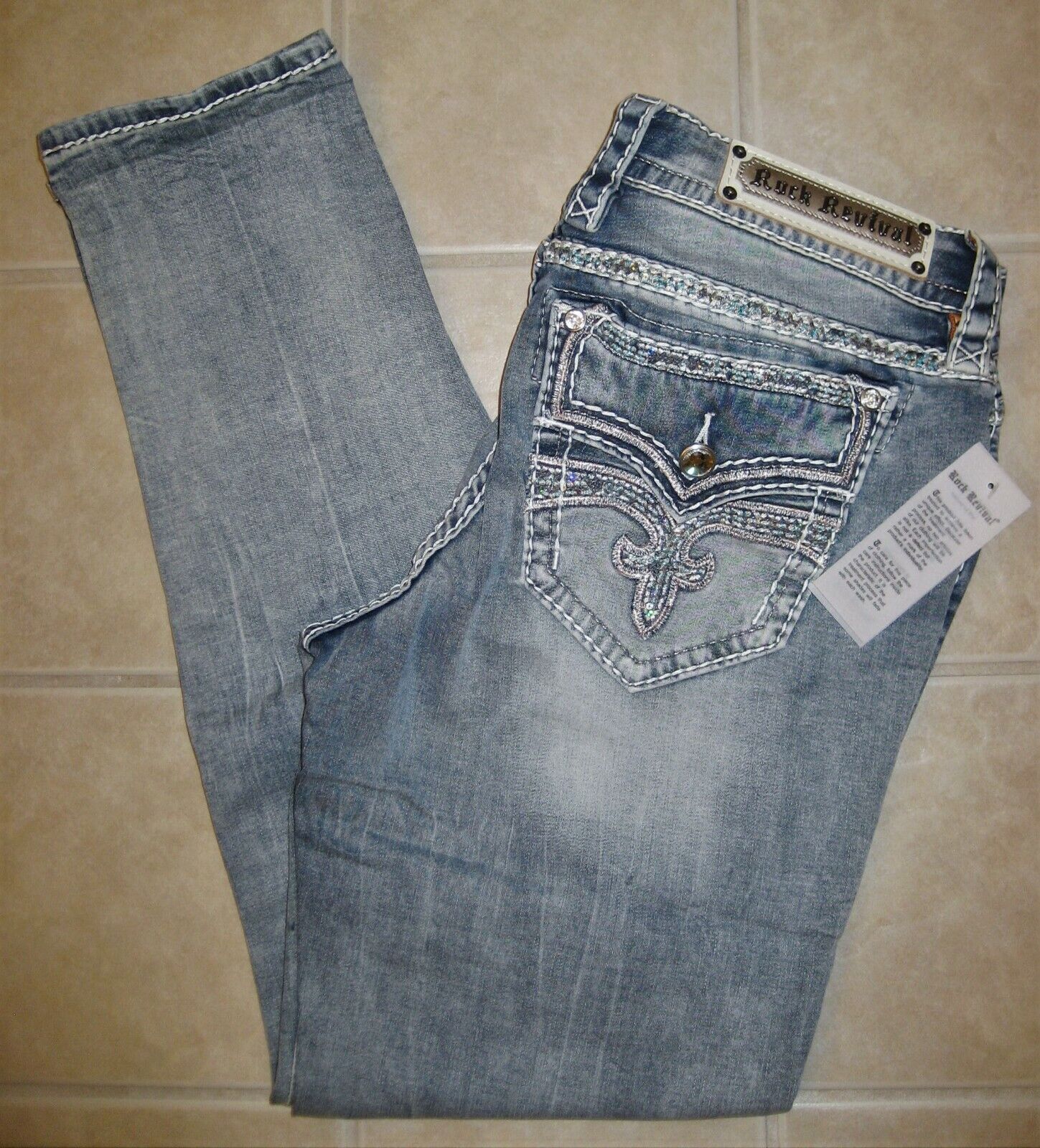 Rock Spasm price Revival Hanaya Ankle Skinny Jeans Womenapos;s Max 43% OFF E1092FA400S