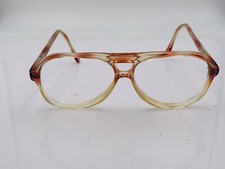 Vintage Eyedeal Raymond Brown Translucent Pilot Sunglasses FRAMES ONLY