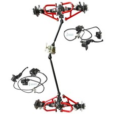 4 Wheeler Front Rear Differential Drive Shaft Cv Axle Kit Gear Box Brake Caliper