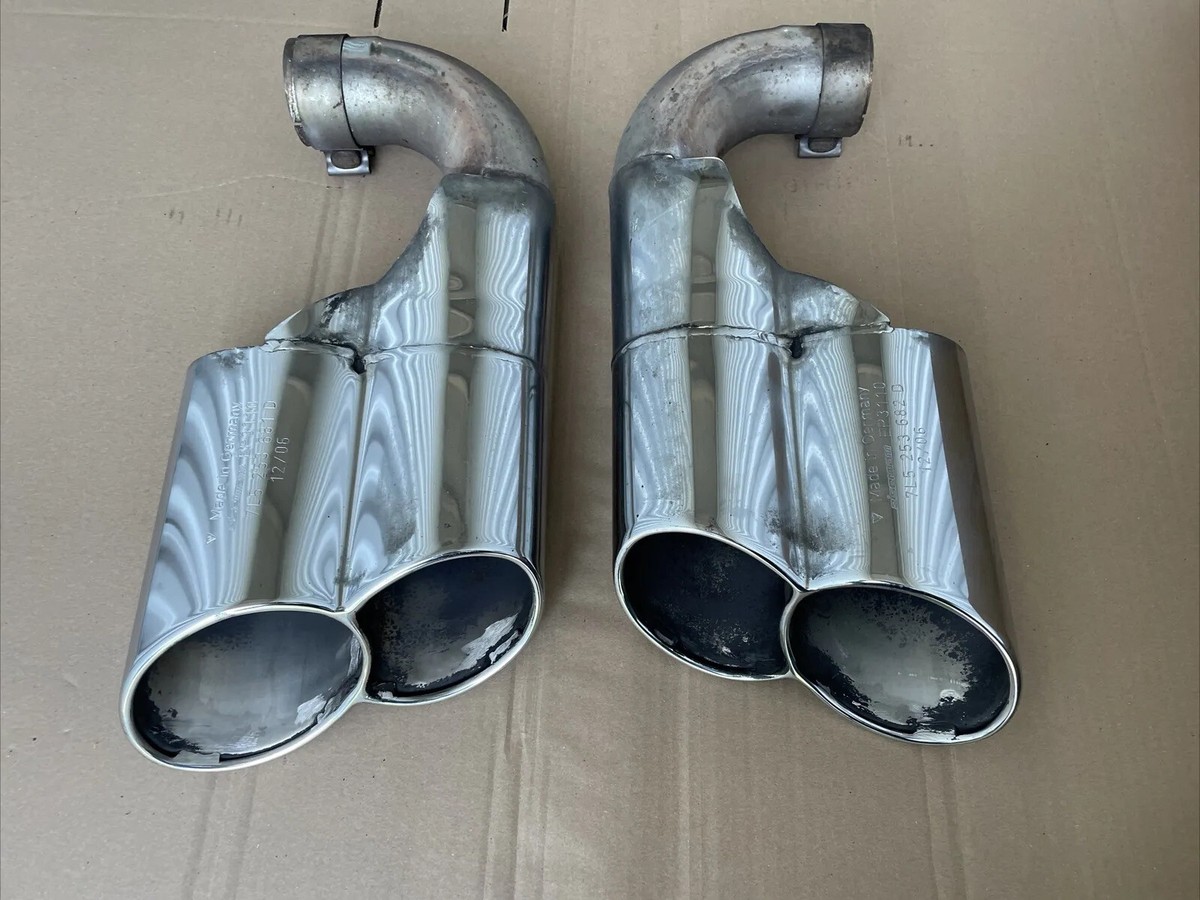 Porsche Cayenne Turbo 955 Factory Exhaust Tips Eisenmann 