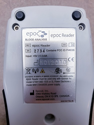 Sistema de análisis de sangre Siemens epoc DL082024 - Imagen 12 de 13
