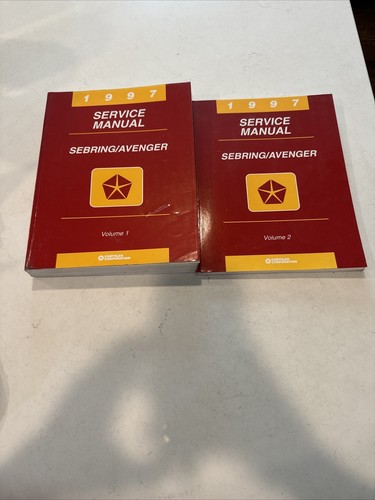 1997 Chrysler Sebring Dodge Avenger Factory Service Repair Manuals 2 Volume Set