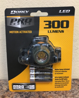 Dorcy 41-2104 300 Lumen Motion Sensor LED Headlamp