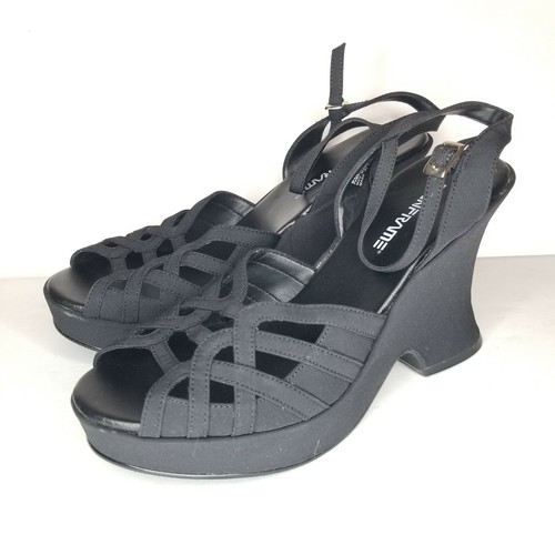 90s strappy platform sandals