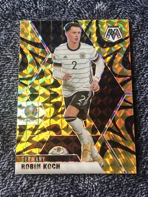 Robin Koch 2021 Panini Mosaic UEFA EURO Mosaic Reactive Gold Prizm #130