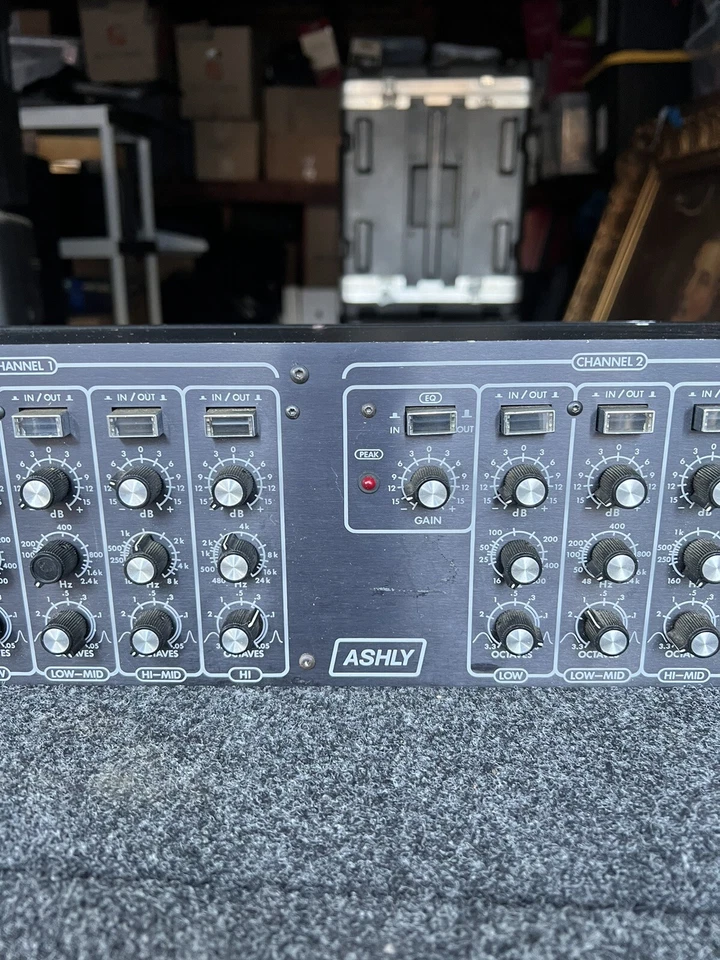 Ashly SC-66A SC-66 A Stereo 4-Band Parametric EQ Equalizer - Vintage No Tested - Image 3 of 4