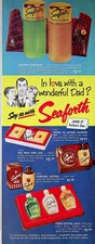 1951 Seaforth Shaving Lotion Men's Cologne Vintage 1950s Print Ad Father's Day