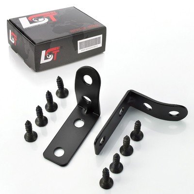 Glove Box Lid Holder Repair Kit For Audi A4 8E B6 - Black Metal Clip & Receptacle Set (LST Brand) 9 thumbnail image