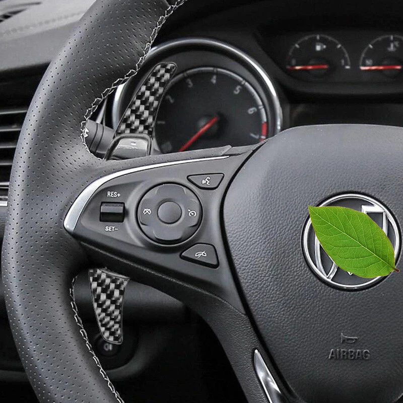 Extensiones de cambio de paleta de volante de fibra de carbono para Buick Lacrosse Foto 3 de 4