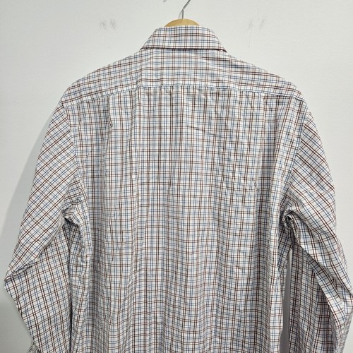 Thomas Pink Shirt Mens 16-34.5 Traveller Classic Fit Button Up Check Non Iron - Picture 8 of 11
