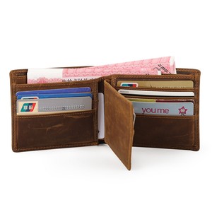 Men Leather Long Purse for Men Credit Card Holder Money Cash Bag Wallet Gift