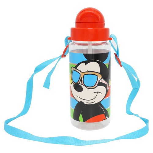 500ml Kids Straw Sipper Water Bottles With Hanging Straps & 3D School Bags 30cm - Picture 5 of 61