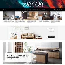 Interior News Website Design with Free VPS Web Hosting and Installation