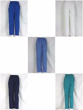 H.Q.High Quility Basics Elastic Waist Cargo Scrub Pants Petite 4200P 599A