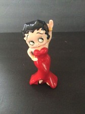 Betty Boop Figure Figurine Vandor China 1995 Sexy Red Dress 5 Inches Tall