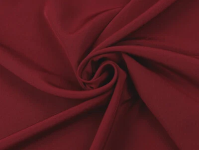 KHOSHIBO Chiffon Stoff leicht gekreppt weich fließend Bluse BORDEAUX EUR 9,98/m - Bild 1 von 2