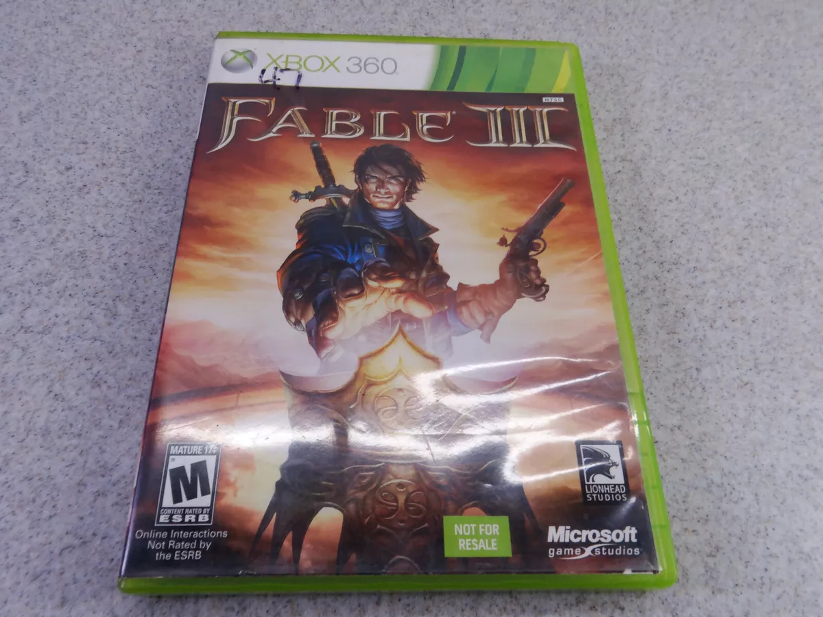 fable 3 - jogo para xbox 360 - fable iii - Retro Games