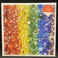 Rainbow Marbles 500 Piece Puzzle by Galison Brand New