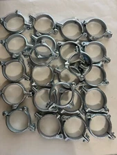 Hinged Pipe Hanger Galvanized Malleable Split Ring 1-1/2" Lot Of 23