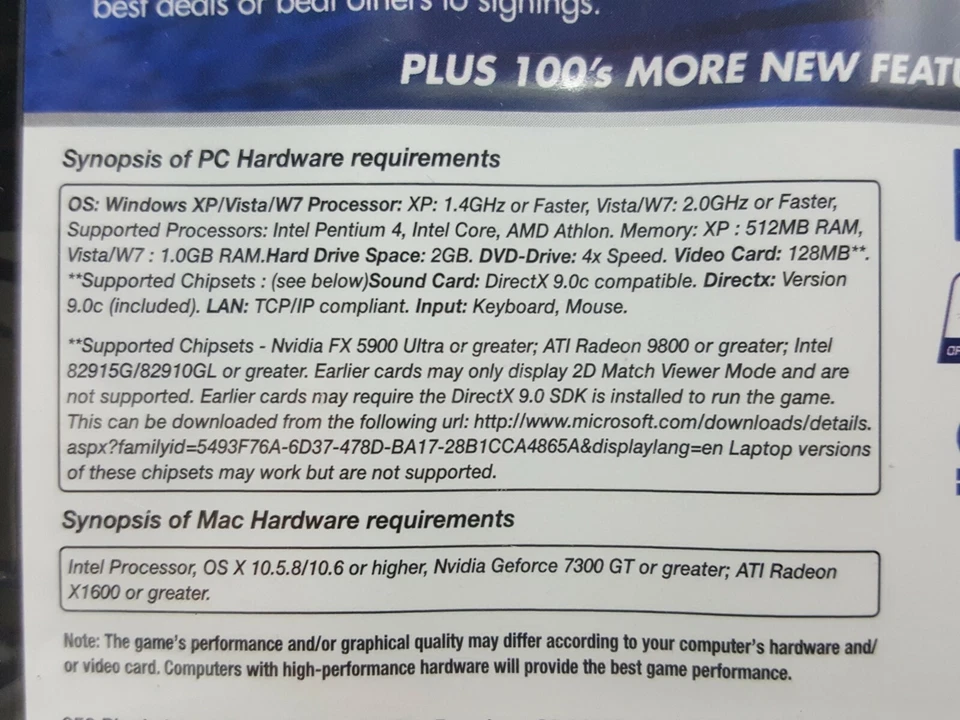 NEW Football Manager 2011 PC DVD Game SEALED soccer futbol management US - Read - Image 3 of 4