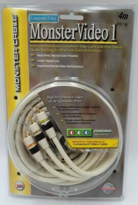 Monster Video 1 MV1CV Component Video/Audio Kit Performance Cable