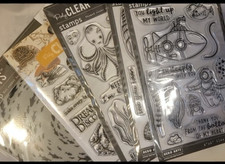 Hero Arts - Summer/Sea/Ocean Lot of 5 new stamp sets-1 exclusive -