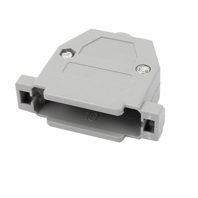 DB25 Serial Port D-Sub Connector Kit Cover Housing Assembly Shell Plastic Hood