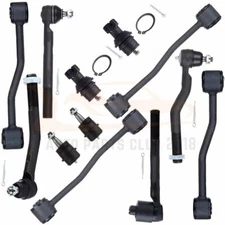 12pcs Front Suspension Tie Rod End Sway Bar For 1999-2004 Jeep Grand Cherokee