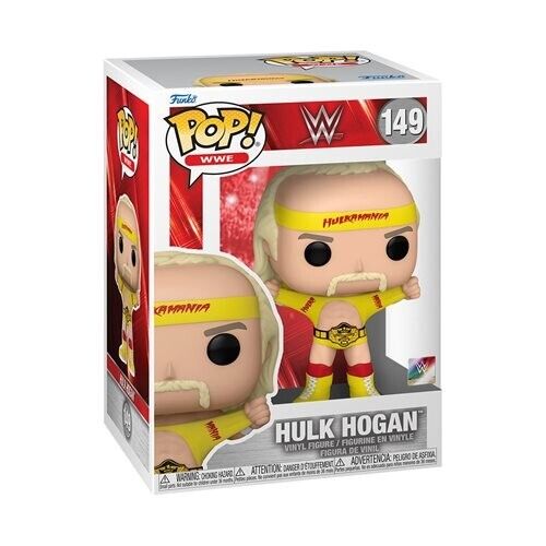 HULK HOGAN FUNKO POP! WWE VINYL ACTION FIGUR #149 MIT SCHUTZHÜLLE - Bild 1 von 3