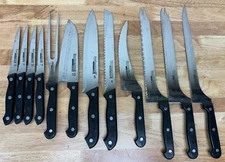 Showtime - Six Star Kitchen Knives - Stainless - 12 Total