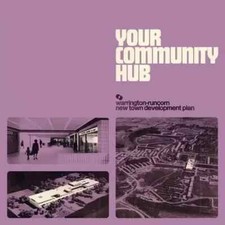 Image of WARRINGTON RUNCORN NEW TOWN DEVELOPMENT PLAN Your Community Hub Vinyl LP colour