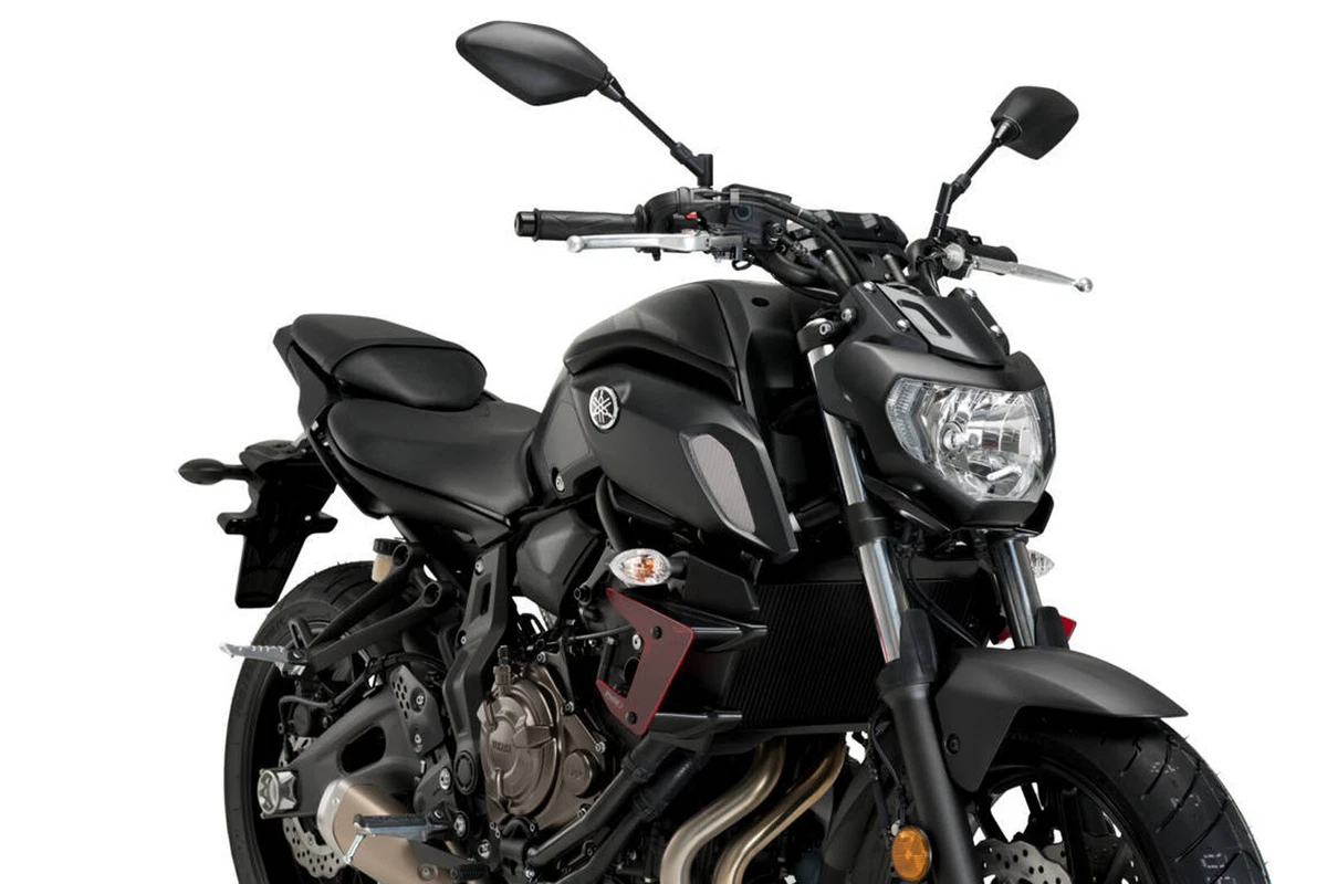 PUIG SPOILER DOWNFORCE NAKED PER YAMAHA MT 07 18 20 ROSSO eBay