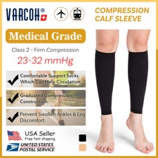 Compression Socks Medical Support Treatment Varicose Veins Edema Athletic Travel