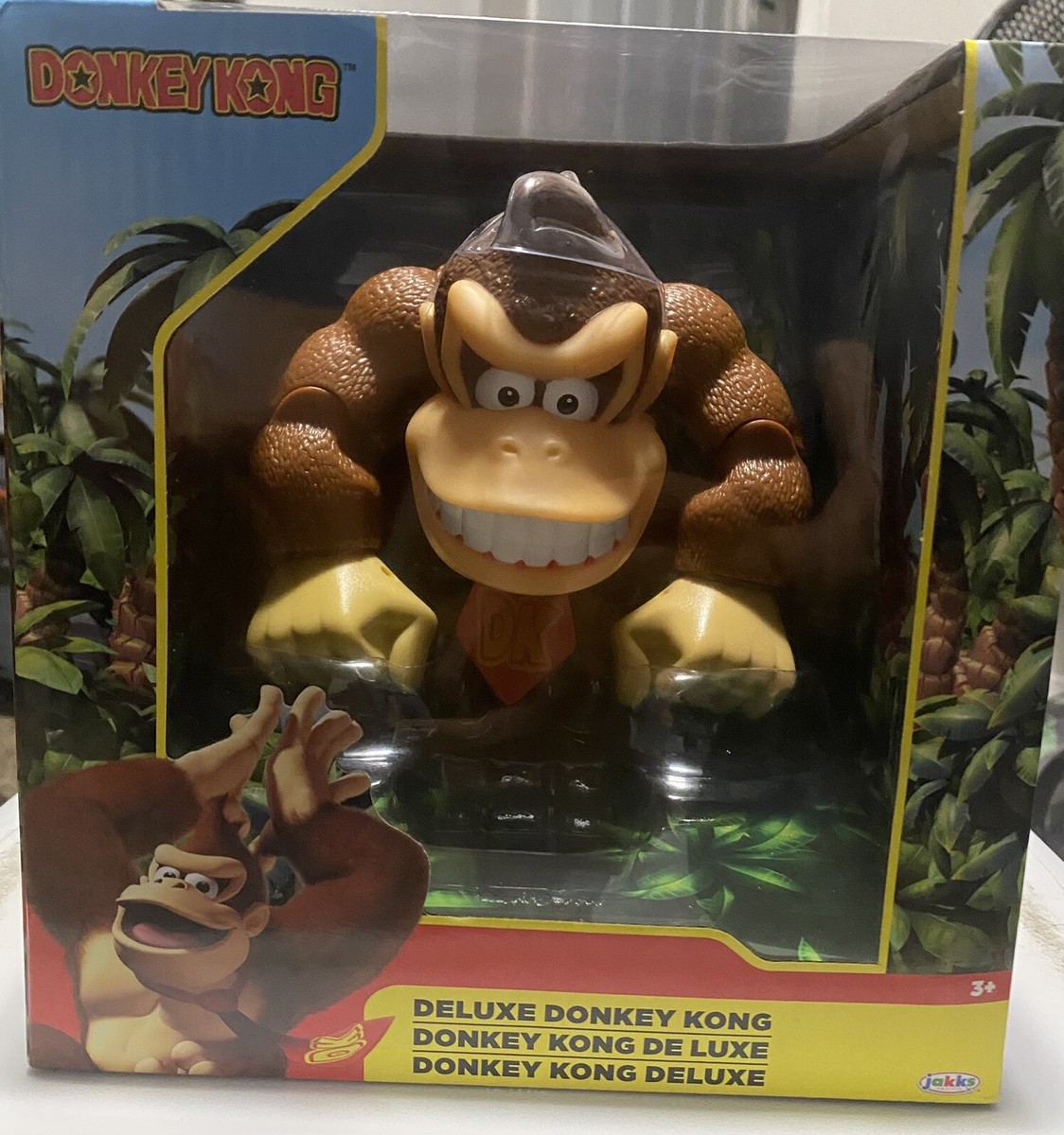 Super Mario Deluxe D.K. (Donkey Kong) figure from Jakks, New