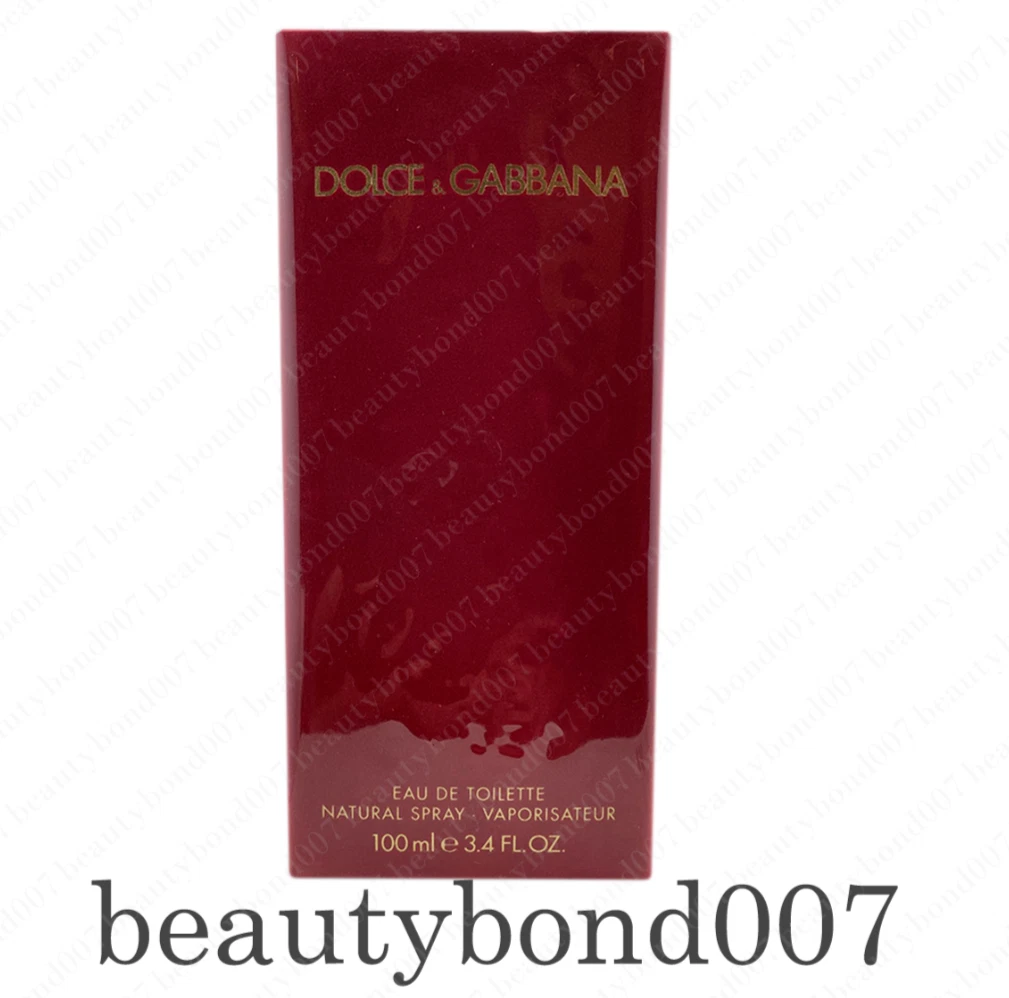 DOLCE GABBANA PERFUME WOMEN Red 3.4 oz 100 ml EDT Spray New