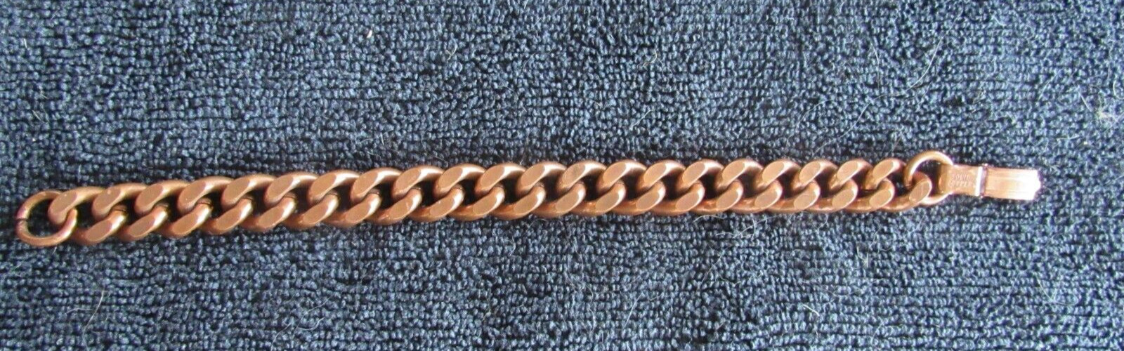 7.5" Solid Copper Heavy Chain Link Bracelet - image 8