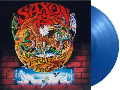 Saxon - Forever Free Limited 180GR Audiophile Blue Vinyl LP 1000 WW  NEU