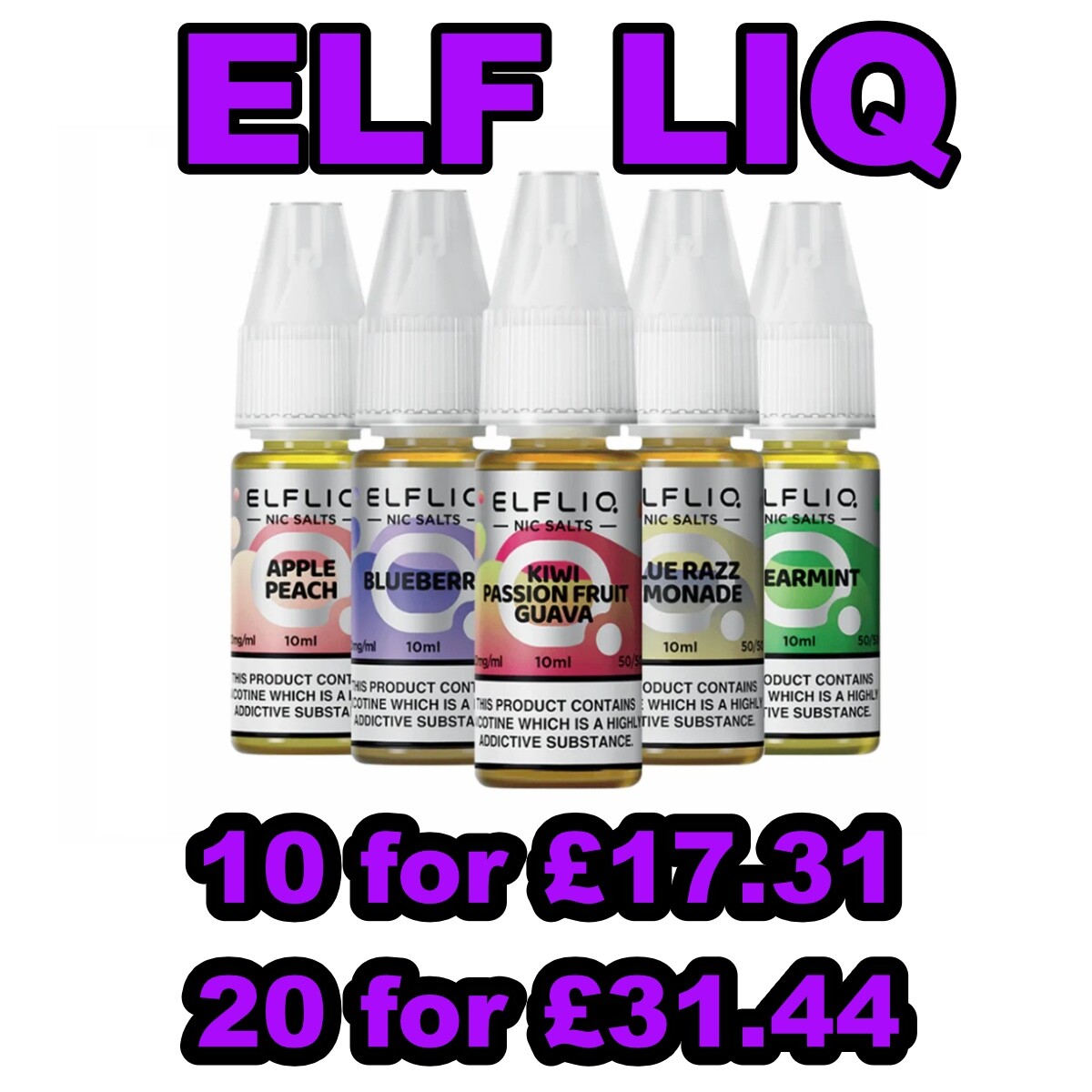 elf bar vape uk Menthol No. 1 Salt Nicotine E-Juice