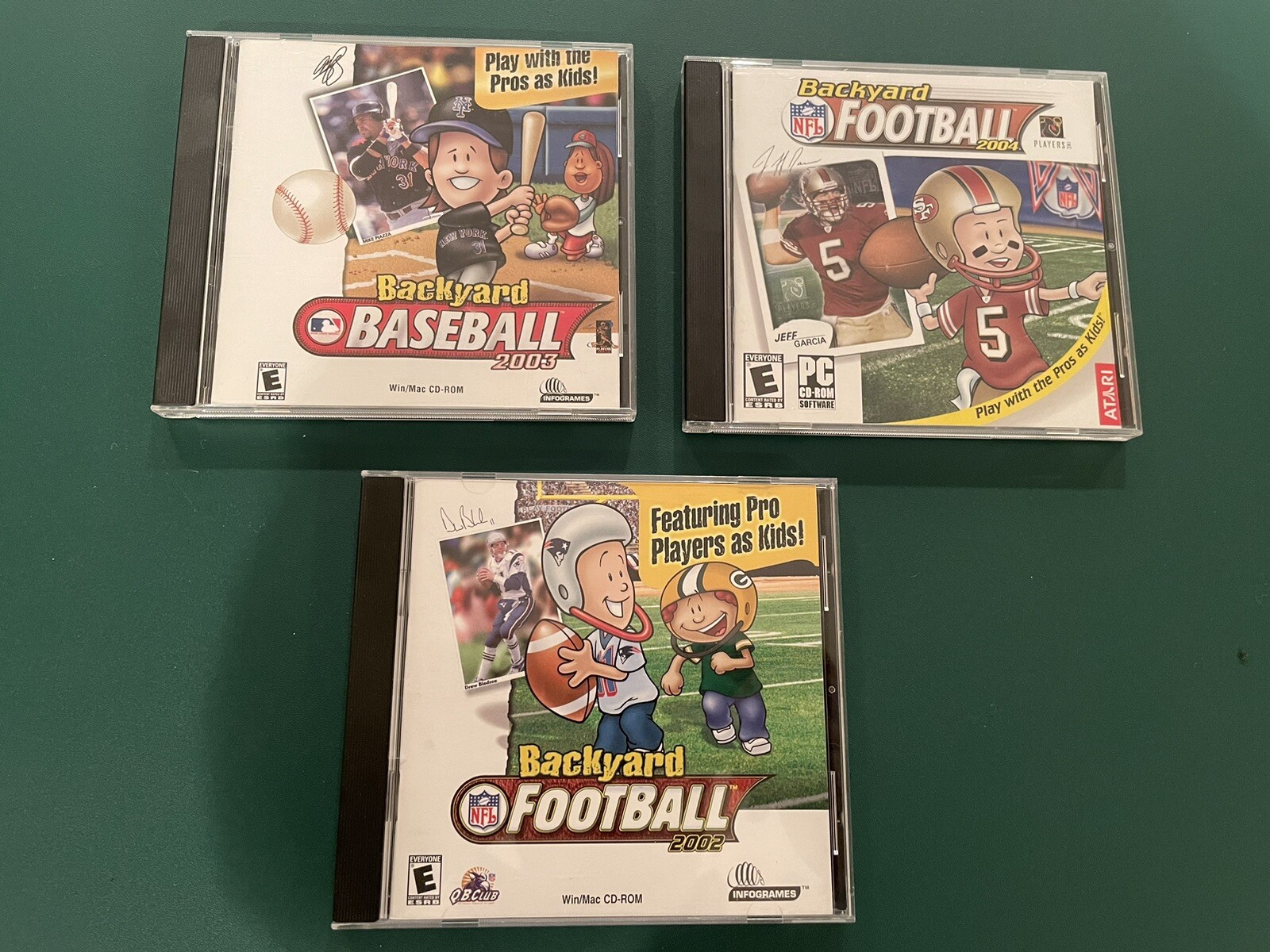 Backyard Football, Baseball & Soccer CD ROM PC Win Mac Very Clean Discs |  eBay