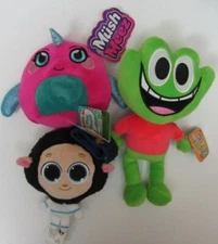 Mush Meez Plush , Little Baby Bum , Hobby Kids Lot of 3 stuff animals 