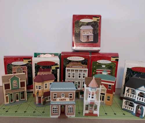Punze Nostalgic Homes & Shops Lot 7 Ornamente 1986,93,94,97,98 2000 & 93 Ann.